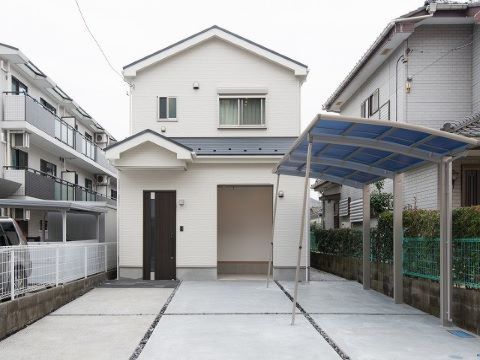 川崎市多摩区 注文住宅 玄関横に土間スペースのあるテクノの家